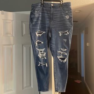 AE Ne(x)t Level Soft Knit Patched High-Waisted Jegging size 18 curvy